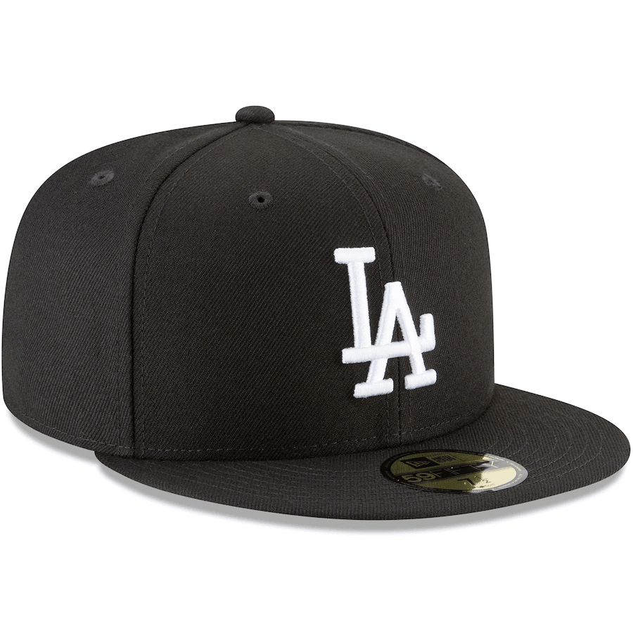New Era Los Angeles Black 59FIFTY Fitted Hat