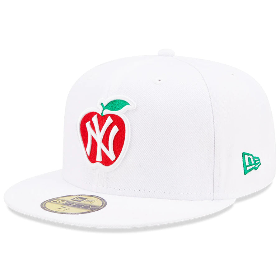 New Era White New York Yankees Yankee Stadium Patch Undervisor 59FIFTY Fitted Hat