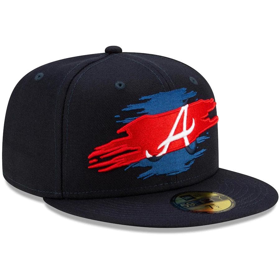 New Era Atlanta Braves Logo Tear 59FIFTY Fitted Hat