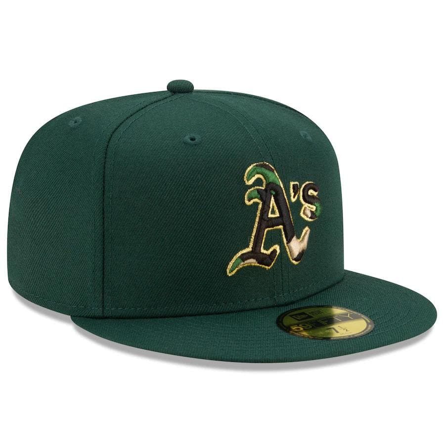 New Era Oakland Athletics Pop Camo Undervisor 59FIFTY Fitted Hat