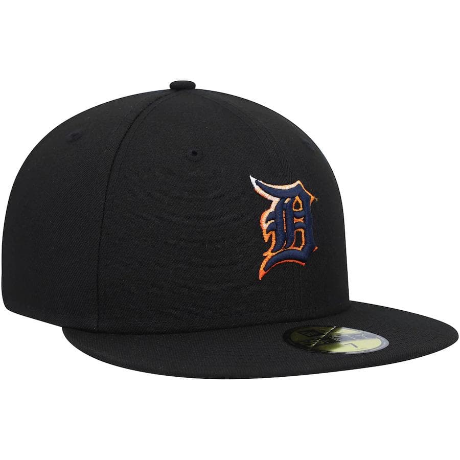 New Era Detroit Tigers Black Color Dupe 59FIFTY Fitted Hat