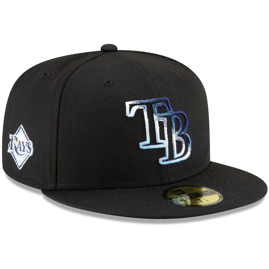 New Era Tampa Bay Rays Gradient Feel Black 59FIFTY Fitted Hat