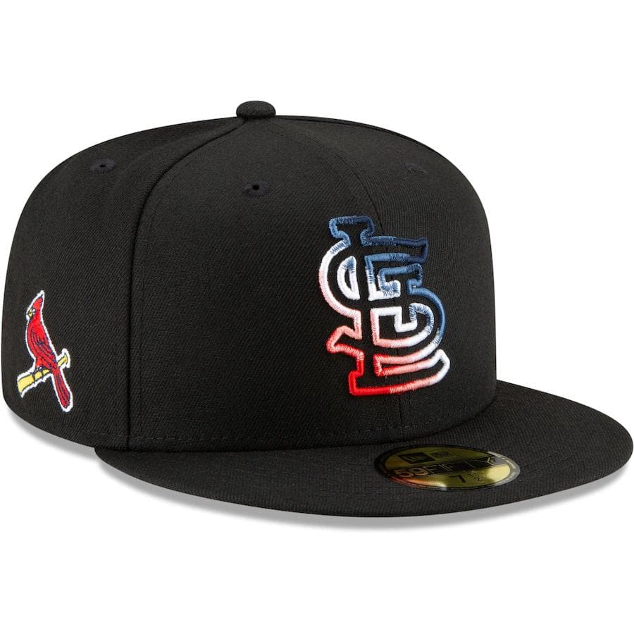 New Era St. Louis Cardinals Gradient Feel Black 59FIFTY Fitted Hat