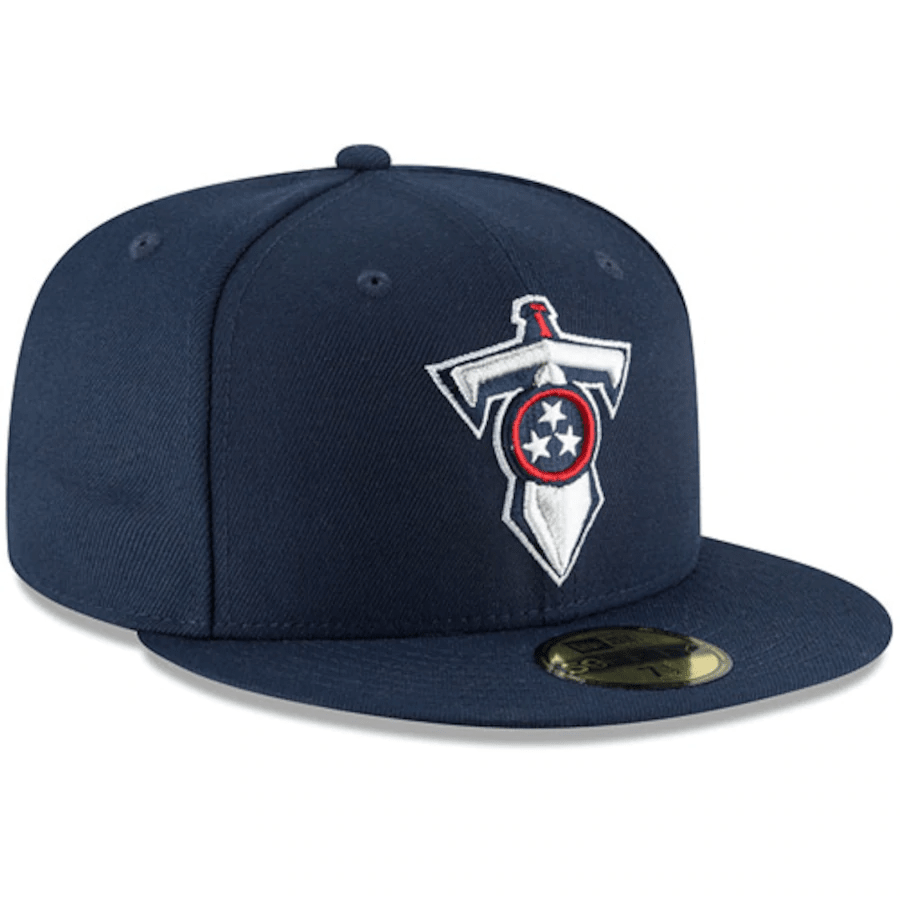 New Era Tennessee Titans Navy Omaha 59FIFTY Fitted Hat