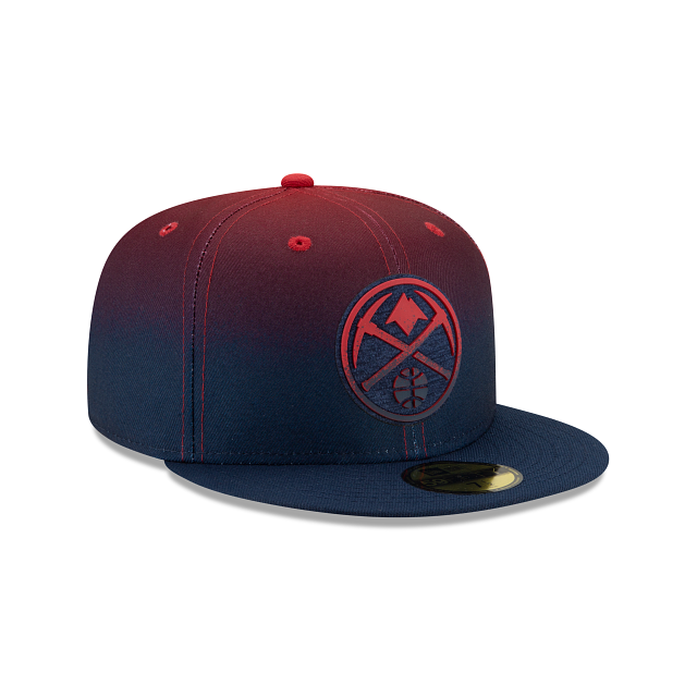 New Era Denver Nuggets Back Half 59Fifty Fitted Hat