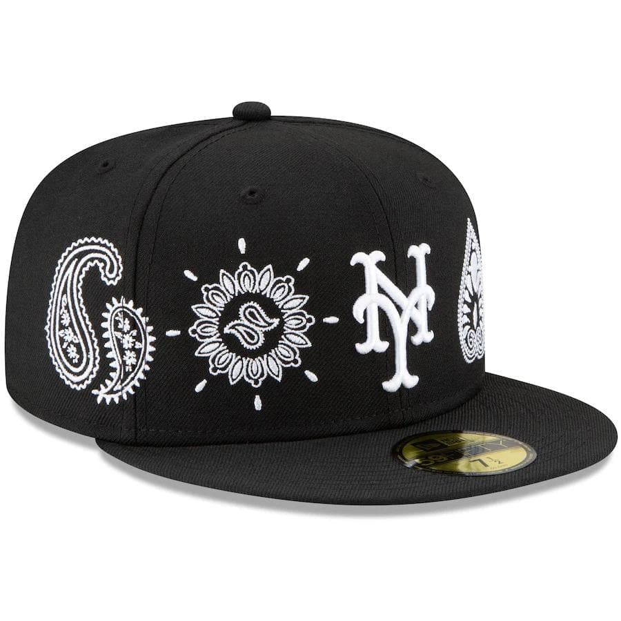 New Era New York Mets Paisley Elements Black 59FIFTY Fitted Hat