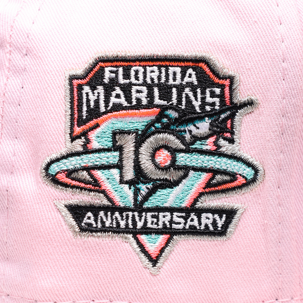 New Era Florida Marlins Pink/Mint 10th Anniversary 59FIFTY Fitted Hat