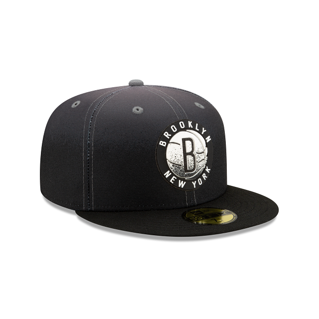 New Era Brooklyn Nets Back Half 59Fifty Fitted Hat