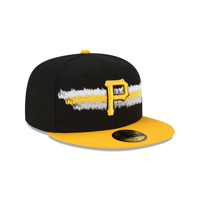 New Era Pittsburgh Pirates Scribble 59FIFTY Fitted Hat