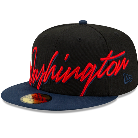 New Era Washington Wizards Cursive 59FIFTY Fitted Hat