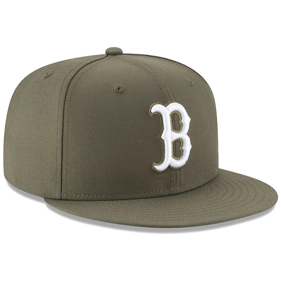 New Era Boston Red Sox Military Green 59FIFTY Fitted Hat