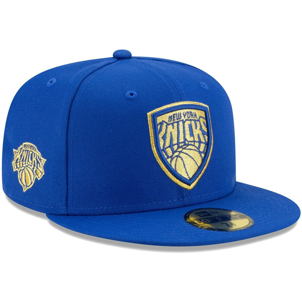 New Era New York Knicks Blue Shield 59Fifty Fitted Hat