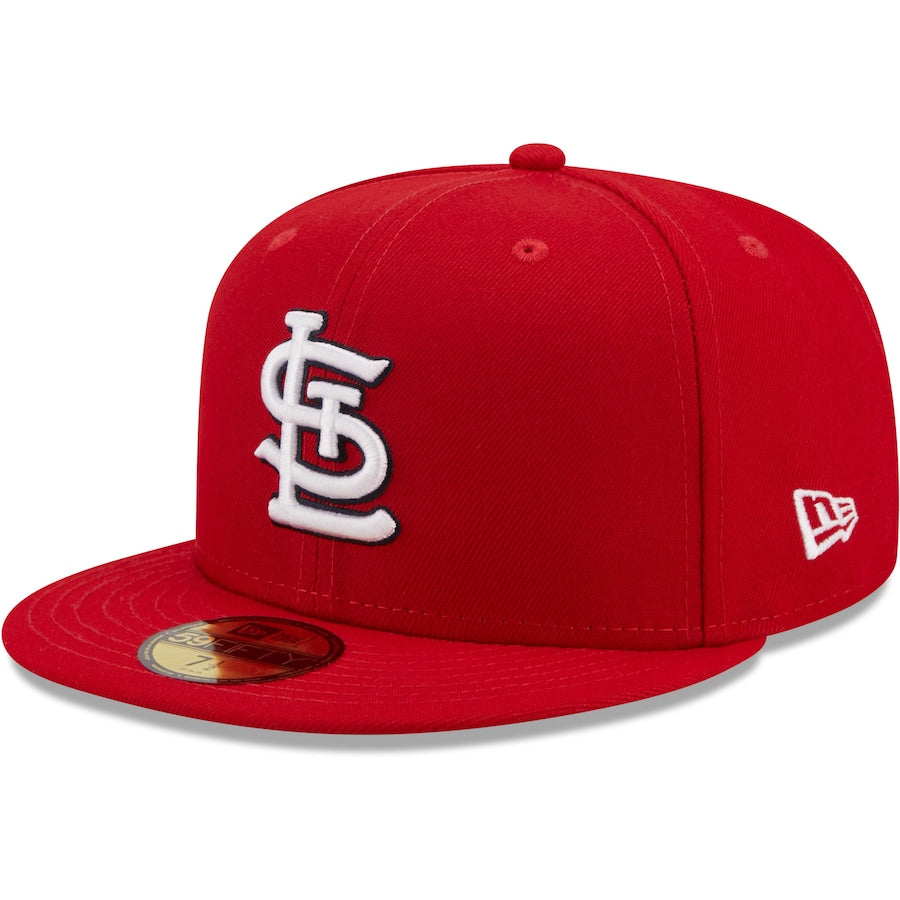 New Era Red St. Louis Cardinals Logo Side 59FIFTY Fitted Hat