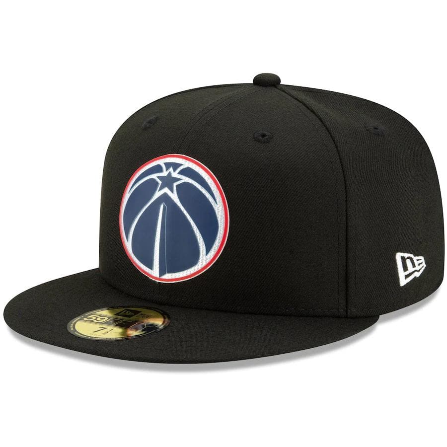 New Era Washington Wizards Black Back Half 2021 59FIFTY Fitted Hat
