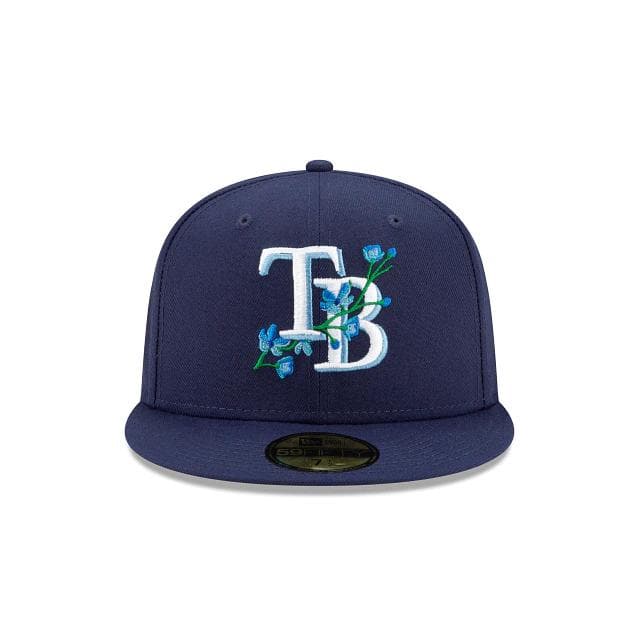 New Era Tampa Bay Rays Side Patch Bloom 59FIFTY Fitted Hat