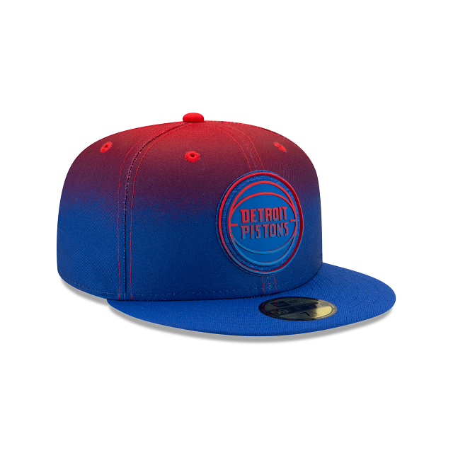 New Era Detroit Pistons Back Half 59Fifty Fitted Hat