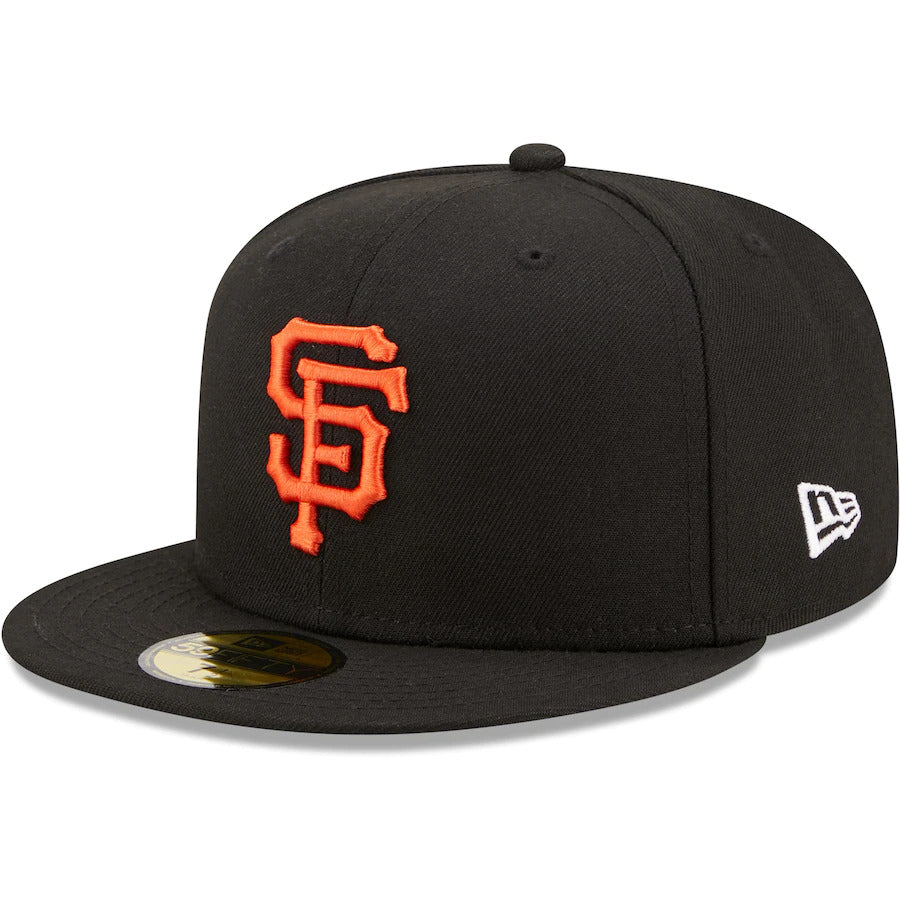 New Era Black San Francisco Giants Logo Side 59FIFTY Fitted Hat