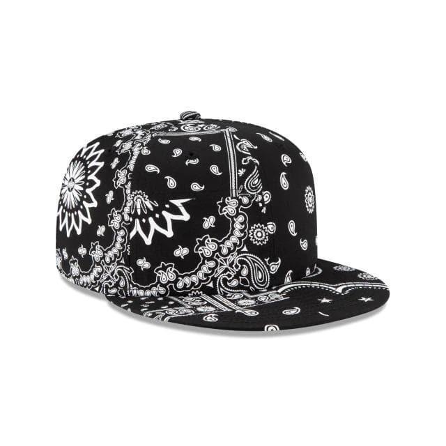 New Era Black Bandana 59FIFTY Fitted Hat | Bandana Hat