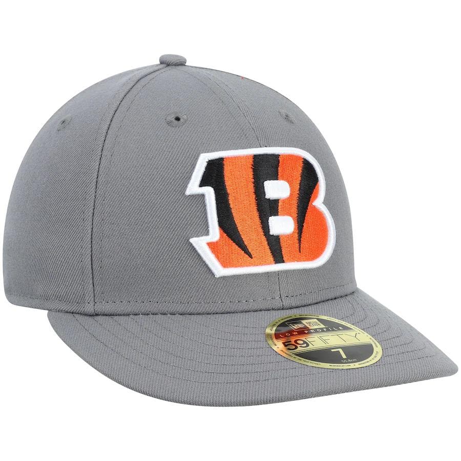 New Era Cincinnati Bengals Graphite Storm Low Profile 59FIFTY Fitted Hat