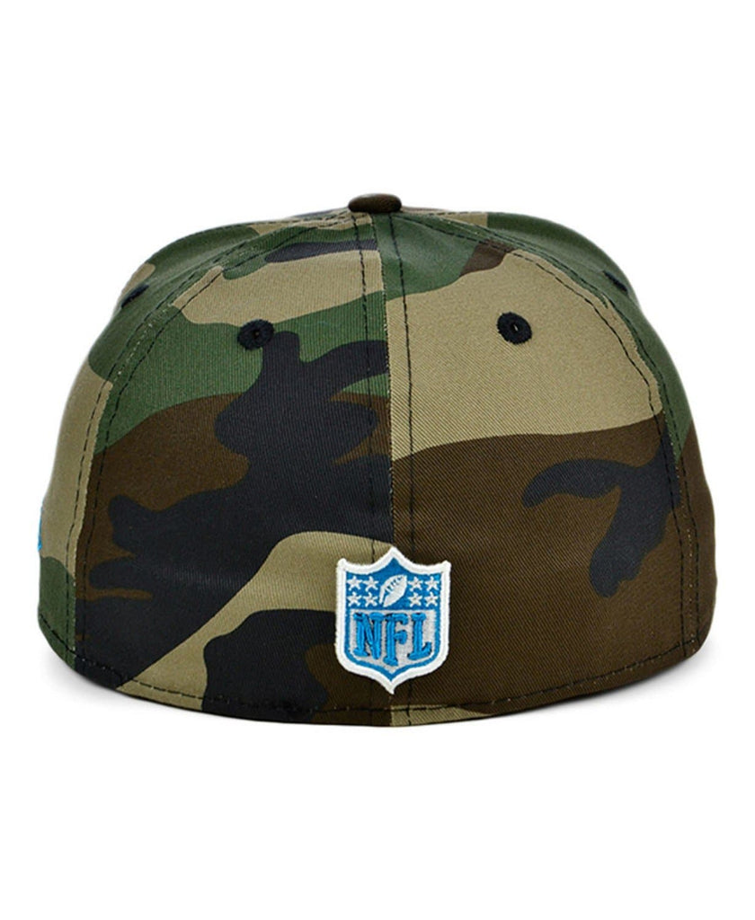New Era Carolina Panthers Camo Woodland 59Fifty Fitted Hat