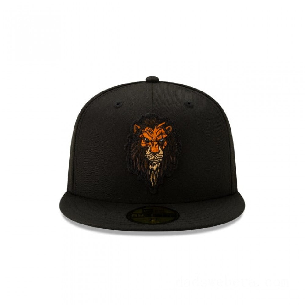 New Era x Lion King Scar Black 59FIFTY Fitted Hat