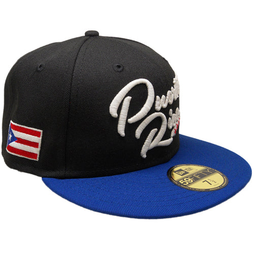 New Era Puerto Rico Coqui Frog Patch Black/Royal 59FIFTY Fitted Hat