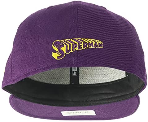 New Era Superman Purple/Yellow 59FIFTY Fitted Hat