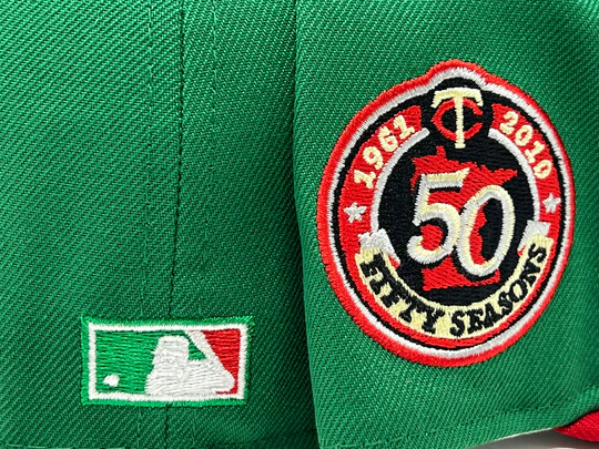 New Era Minnesota Twins “Xmas Pack” 50th Anniversary 59FIFTY Fitted Hat