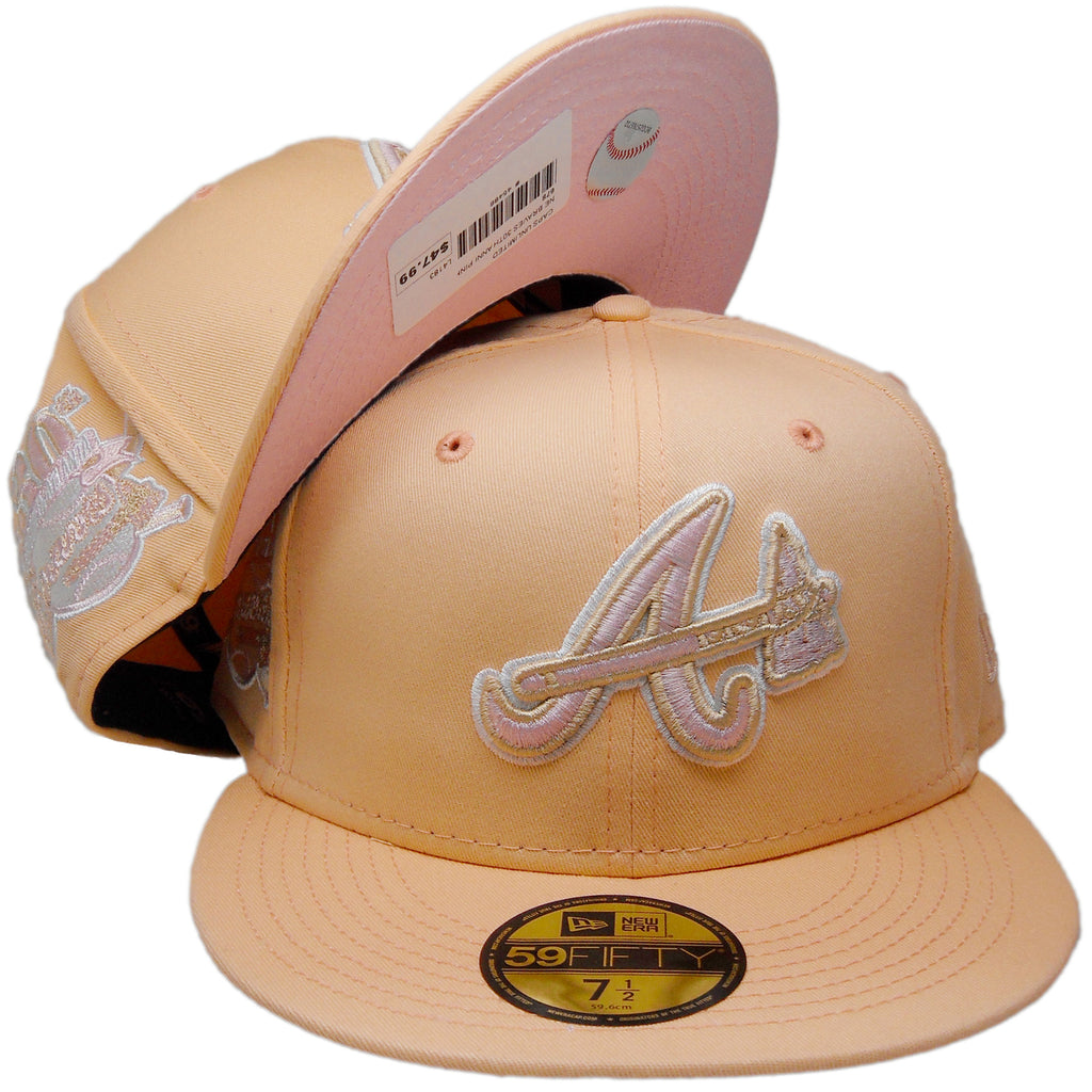 New Era Atlanta Braves Peach/Blush Tomahawk 30th Season 59FIFTY Fitted Hat