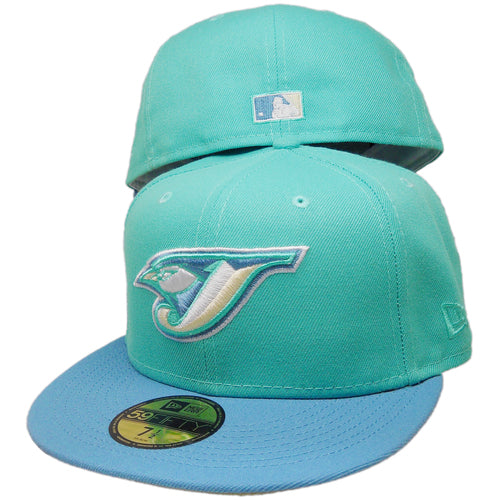 New Era Toronto Blue Jays Mint/Sky Blue 30th Season 1977 - 2006 59FIFTY Fitted Hat