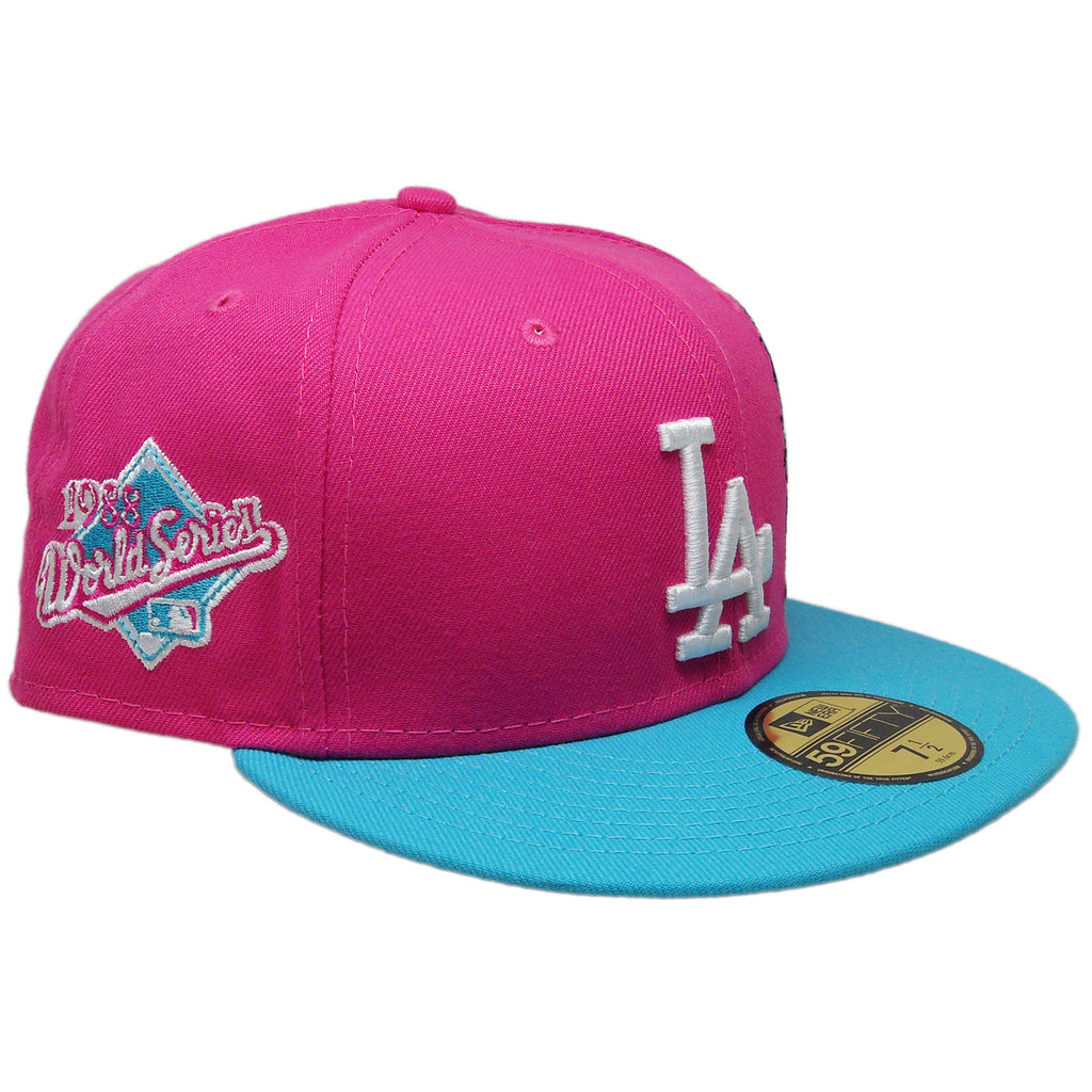 New Era Los Angeles Dodgers Hot Pink Palm Tree 1988 World Series 59FIFTY Fitted Hat