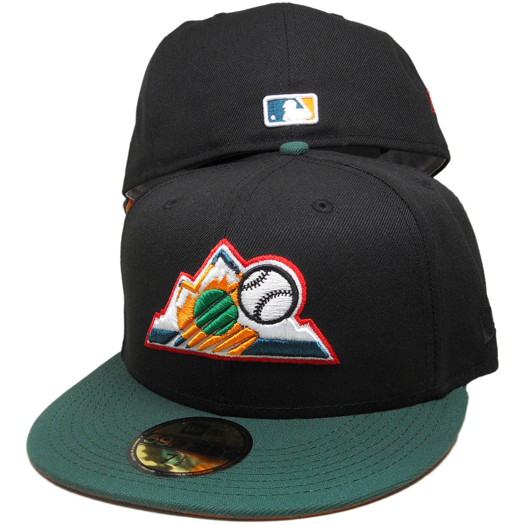 New Era Colorado Rockies Black/Hunter Green 1921 All-Star Game 59FIFTY Fitted Hat