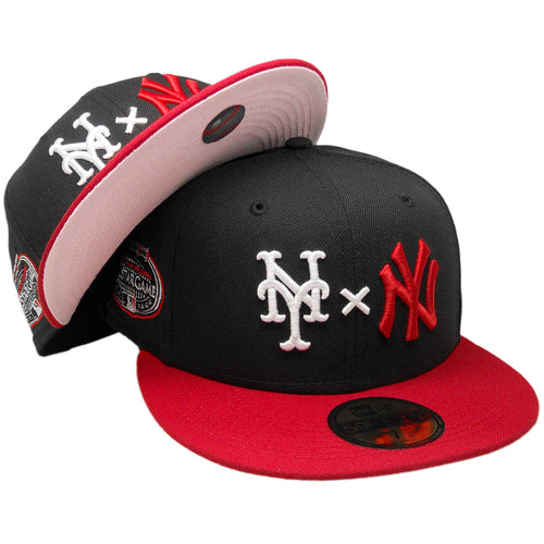 New Era New York Mets x New York Yankees Black/Red 2008 All-Star Game 59FIFTY Fitted Hat