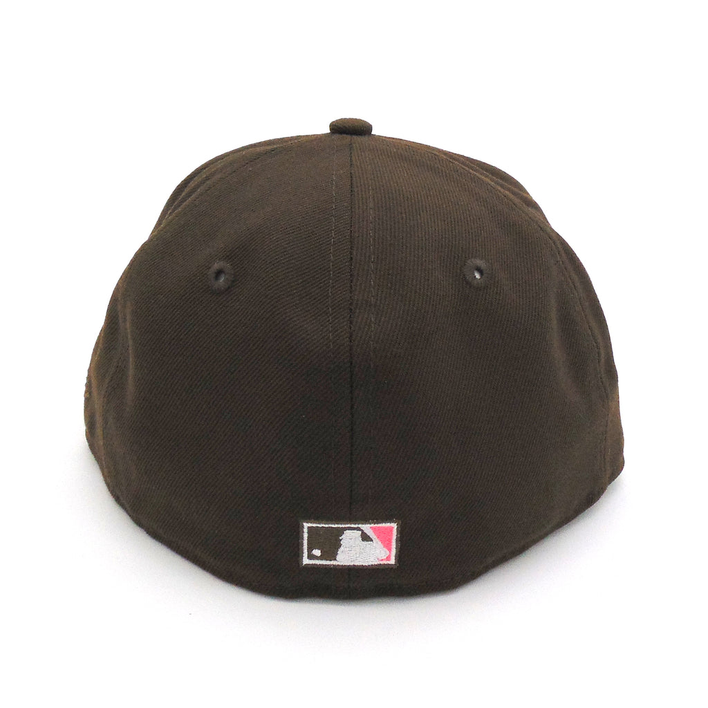 New Era Toronto Blue Jays Brown "91" All-Star Game Pink Undervisor 59FIFTY Fitted Hat