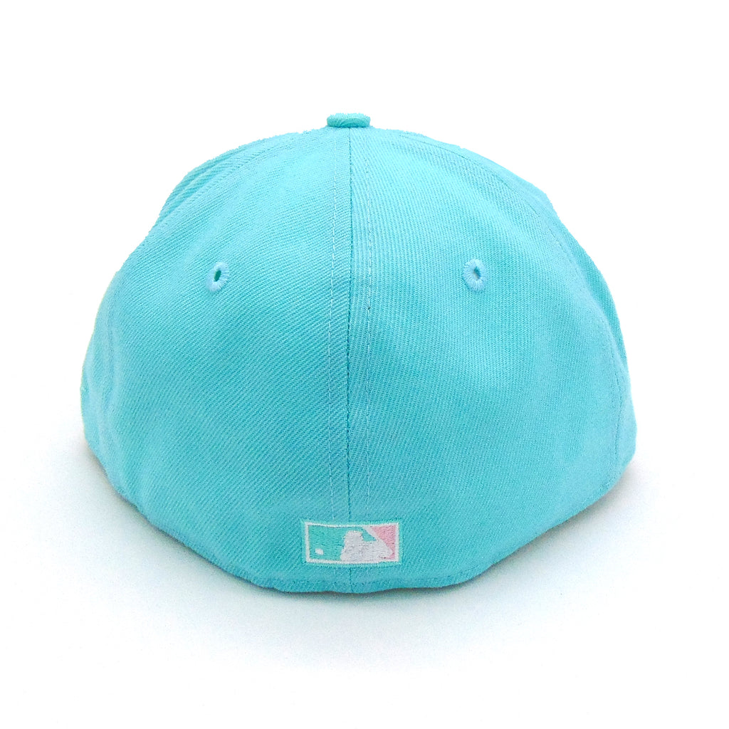New Era Florida Marlins Teal/Peach Inaugural 1993 Patch 59FIFTY Fitted Hat