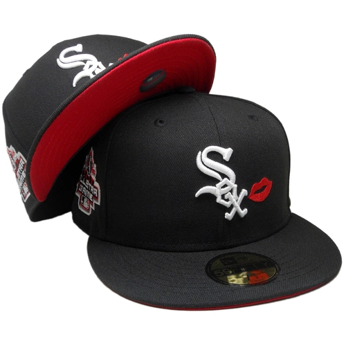 New Era Chicago White Sox Black/Red Kiss (Lips) 2003 All-Star Game 59FIFTY Fitted Hat