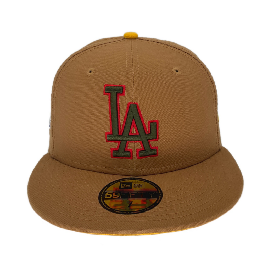 New Era Los Angeles Dodgers Wheat 50th Anniversary 59FIFTY Fitted Hat