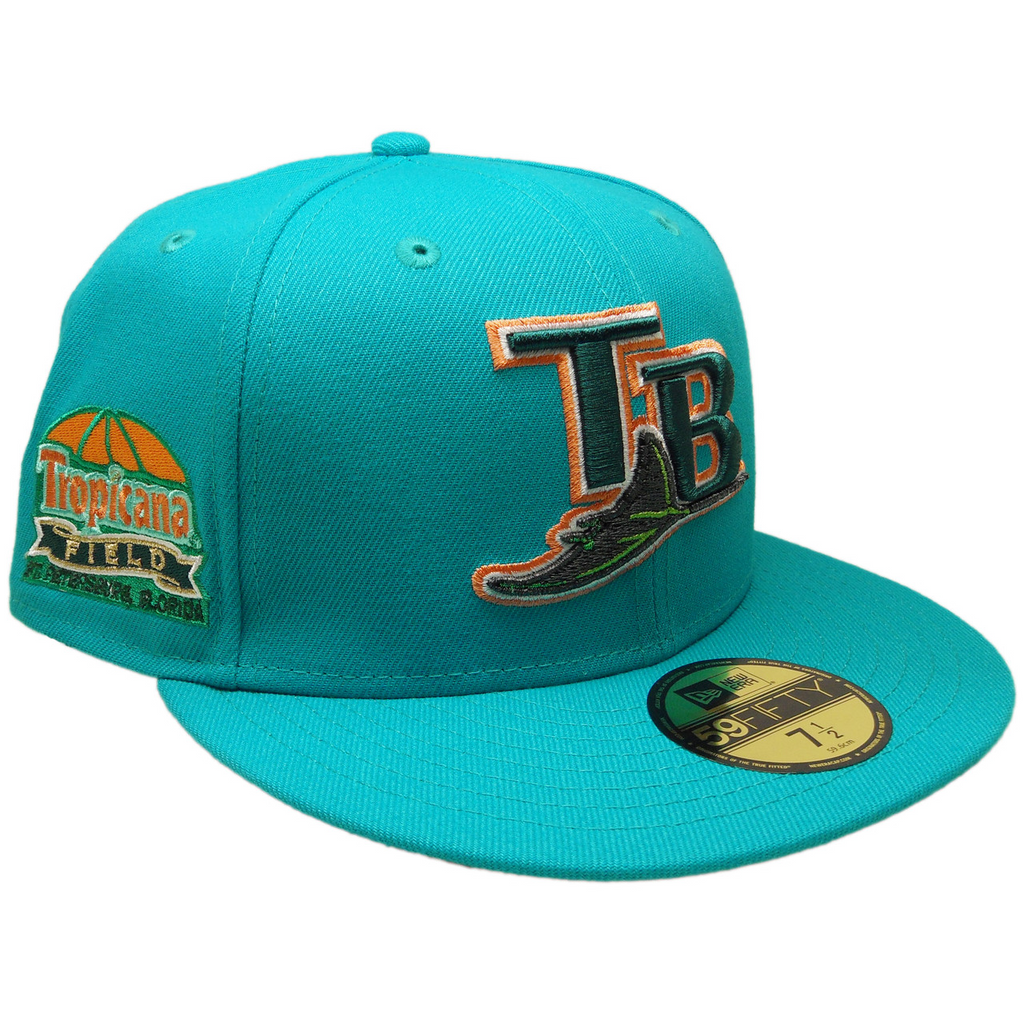 New Era Tampa Rays Teal/Orange Tropicana Field 59FIFTY Fitted Hat