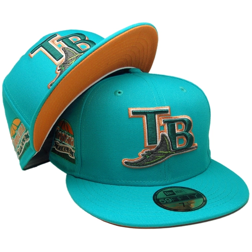 New Era Tampa Rays Teal/Orange Tropicana Field 59FIFTY Fitted Hat