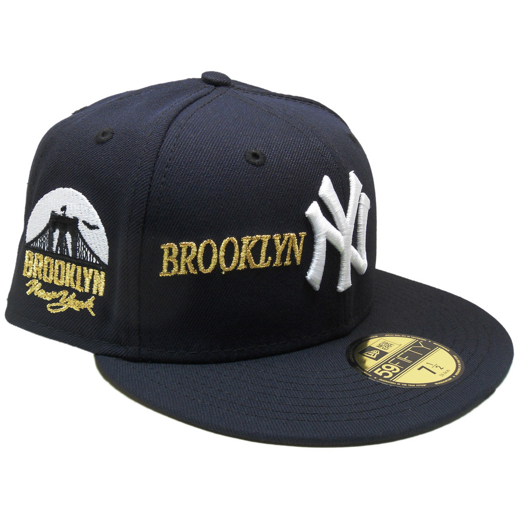 New Era New York Yankees Navy, Gold & White "Brooklyn" 59FIFTY Fitted Hat