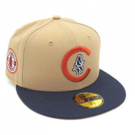 New Era Chicago Cubs Camel 1908 World Series 59FIFTY Fitted Hat