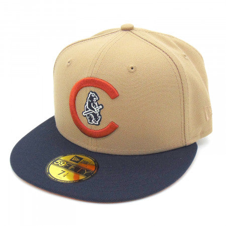 New Era Chicago Cubs Camel 1908 World Series 59FIFTY Fitted Hat