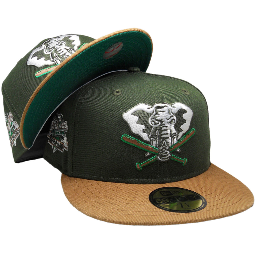 New Era Oakland Athletics Stomper Military Green/Wheat 1989 World Series 59FIFTY Fitted Hat