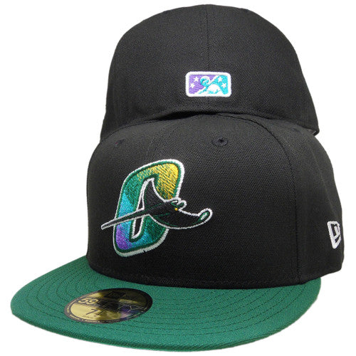 New Era Orlando Rays Black/Green 59FIFTY Fitted Hat