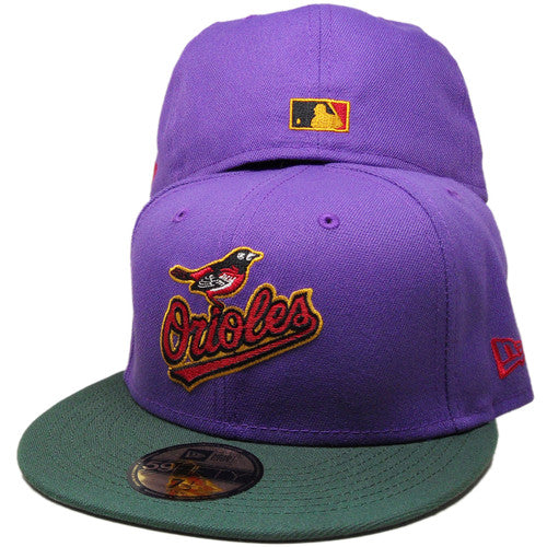 New Era Baltimore Orioles Purple/Dark Green 30th Anniversary 59FIFTY Fitted Hat