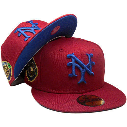 New Era New York Giants 'Basquiat' Inspired Burgundy/Royal Blue 1933 World Series 59FIFTY Fitted Hat