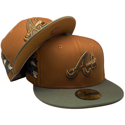 New Era Atlanta Braves Toasted Peanut/Olive 2000 All-Star Game 59FIFTY Fitted Hat