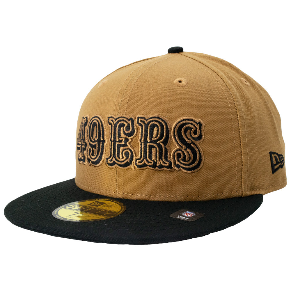 New Era San Francisco 49ers Two-Tone Canvas 59FIFTY Fitted Hat