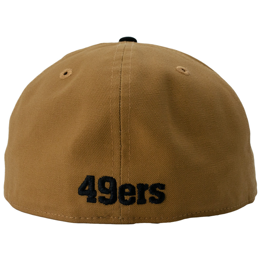 New Era San Francisco 49ers Two-Tone Canvas 59FIFTY Fitted Hat