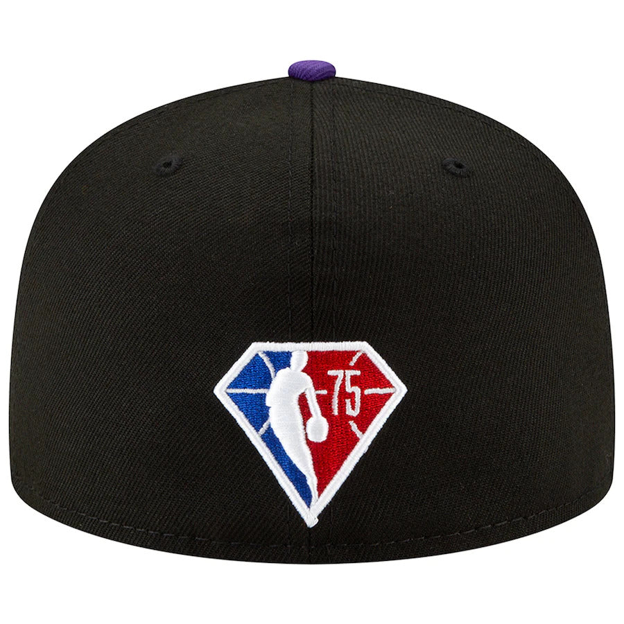 New Era Sacramento Kings 2021 NBA Draft Black/ Purple 59FIFTY Fitted Hat
